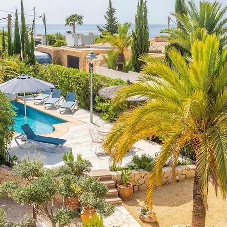 Sunny En Con Piscina Jardin Y Playas 빌라 칼페